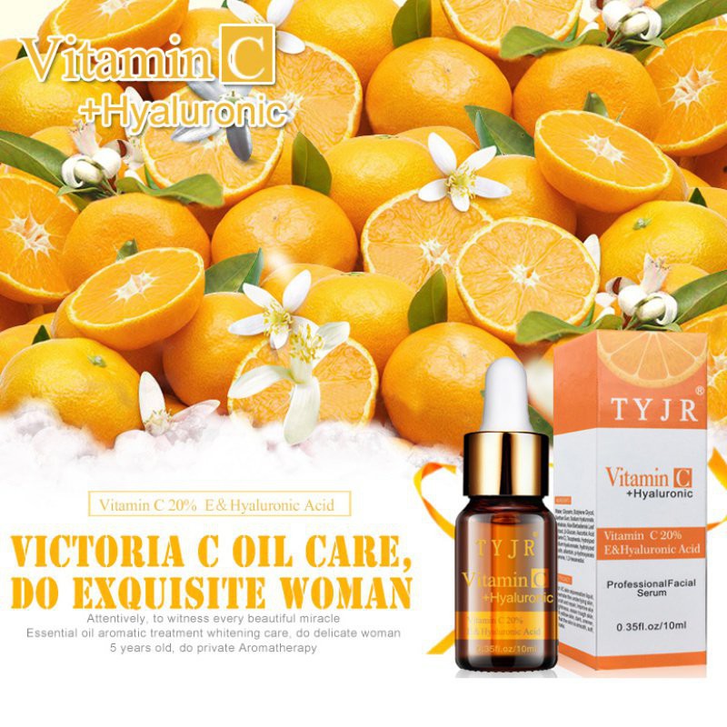 Serum dưỡng da TYJR với Vitamin C giúp loại bỏ tàn nhan và giúp da căng mịn