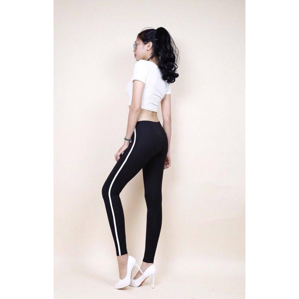 Sỉ 10 quần legging 1 sọc