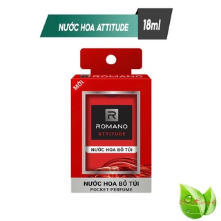 Romano: Nước hoa bỏ túi cho Nam Romano Attitude 18ml