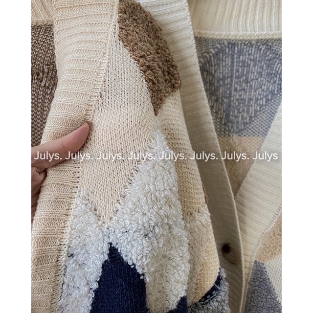 Áo cardigan len lông trám dày JULYS STORE (ảnh thật shop chụp kèm video cận chất) | BigBuy360 - bigbuy360.vn