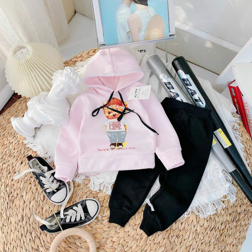 Bộ mũ cực ấm cho bé trai/ gái 7-18kg