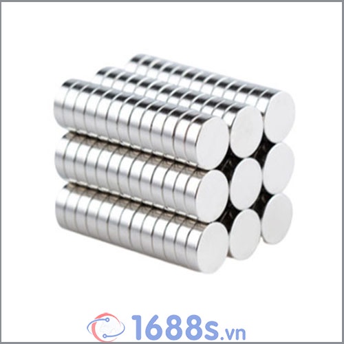 Nam châm đất hiếm tròn không lỗ đường kính 10-20mm (1 viên) - 1688s.vn