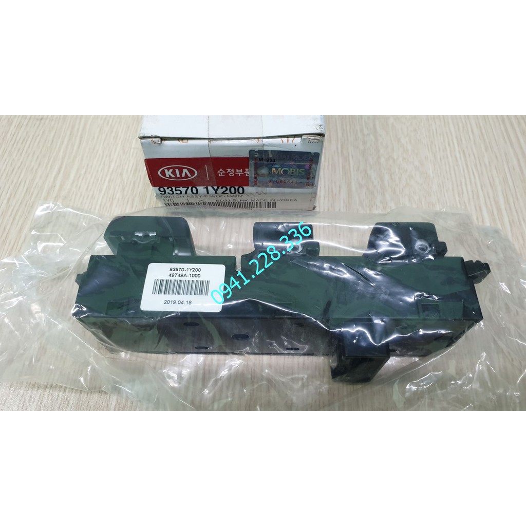 Công tắc lên xuống kính tổng Kia Morning 2011-2015 chính hãng 935701Y200