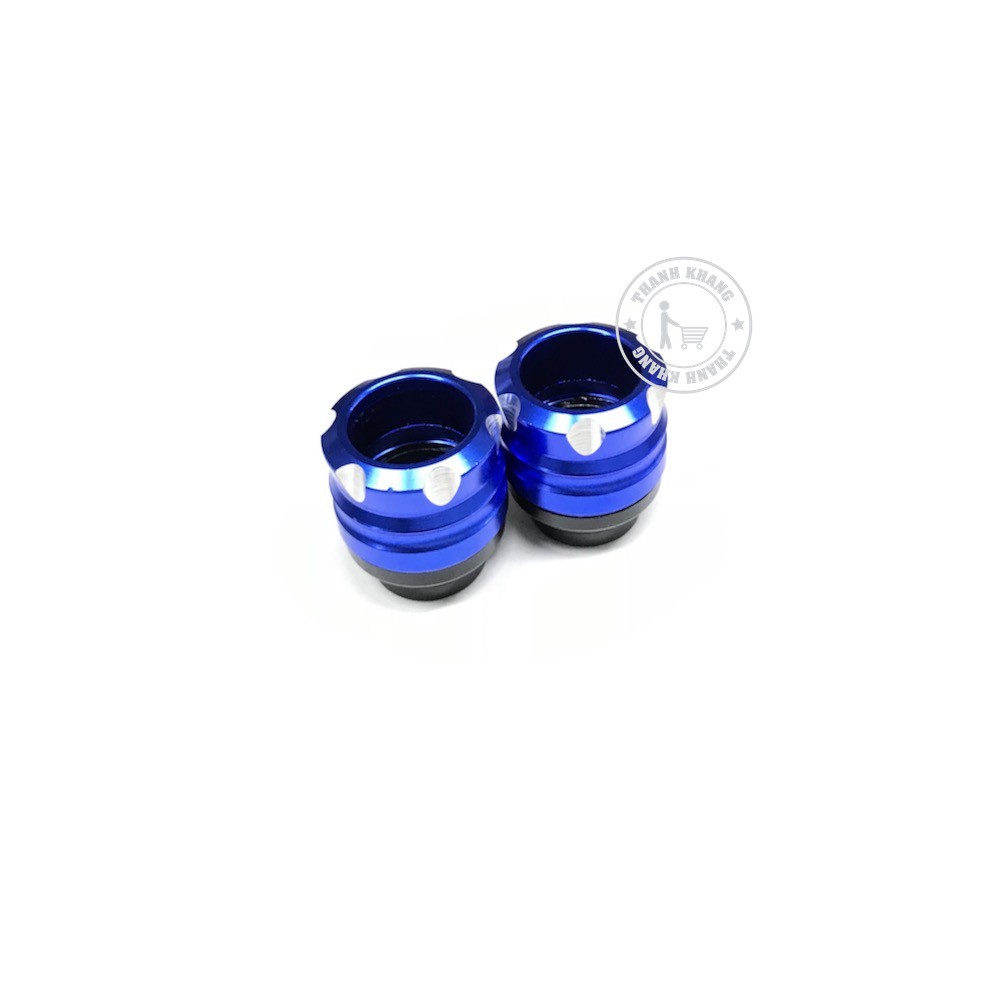 Bộ 2 gù chống đổ trước kiểu răng cưa cho mọi loại xe Thanh Khang 006001352 (Xanh dương)