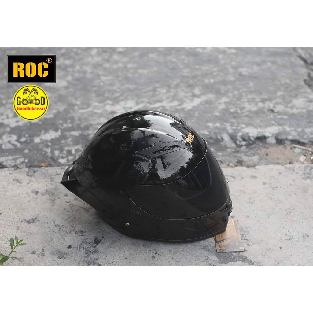 Mũ bảo hiểm Fullface ROC 03 lên tem AGV pista kèm LEDLIGHT