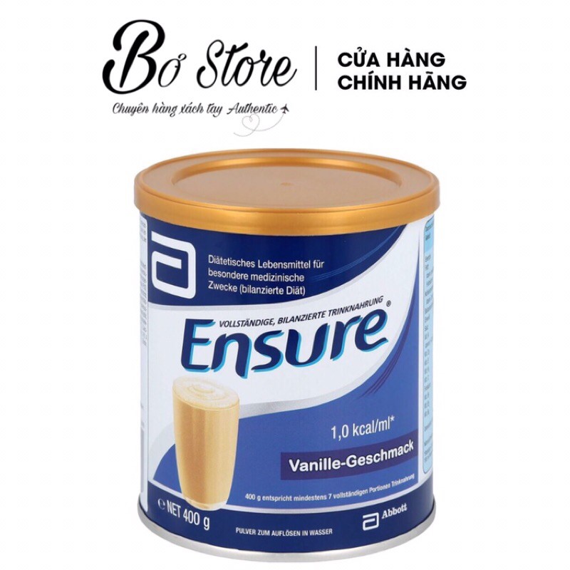 [NỘI ĐỊA ĐỨC] Sữa Ensure Đức bồi bổ sức khoẻ dùng cho mọi lứa tuổi, 400g