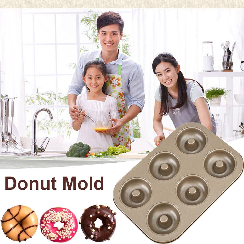 AUGUSTINA Khuôn Làm Bánh Donut Bằng Thép Carbon