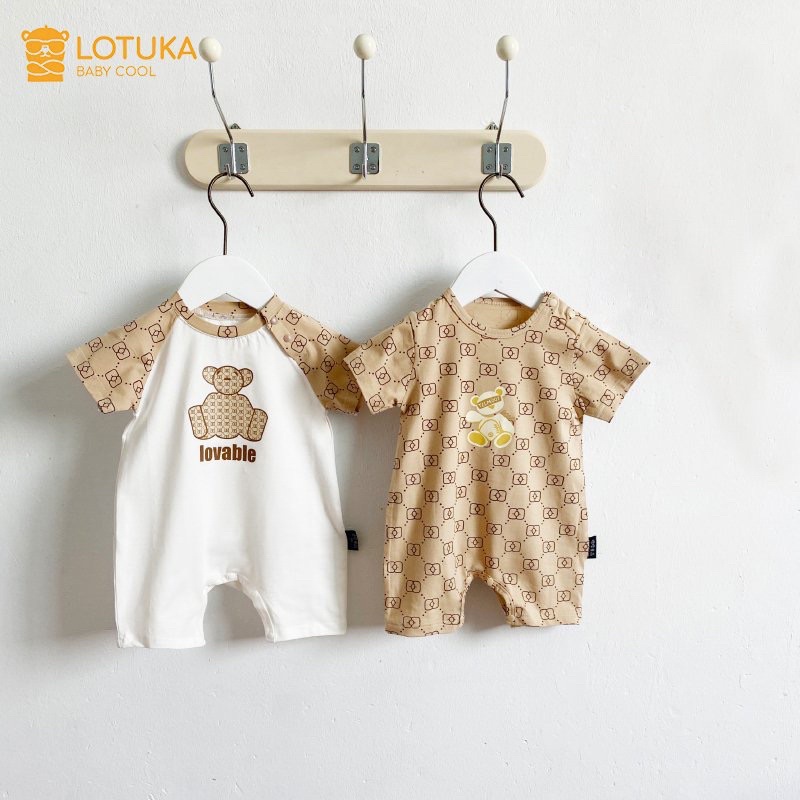Body đùi cộc tay Lotuka chất thun lạnh Visco cao cấp mềm mát cho bé