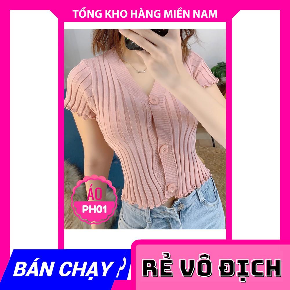 ÁO LEN CÚC TO PH01 ❤CÓ ẢNH THẬT❤ ÁO LEN CROPTOP ❤ ÁO KIỂU NỮ