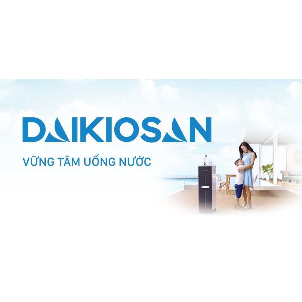 Máy lọc nước RO không vỏ tủ dùng cốc Daikiosan DSW-35008D mới