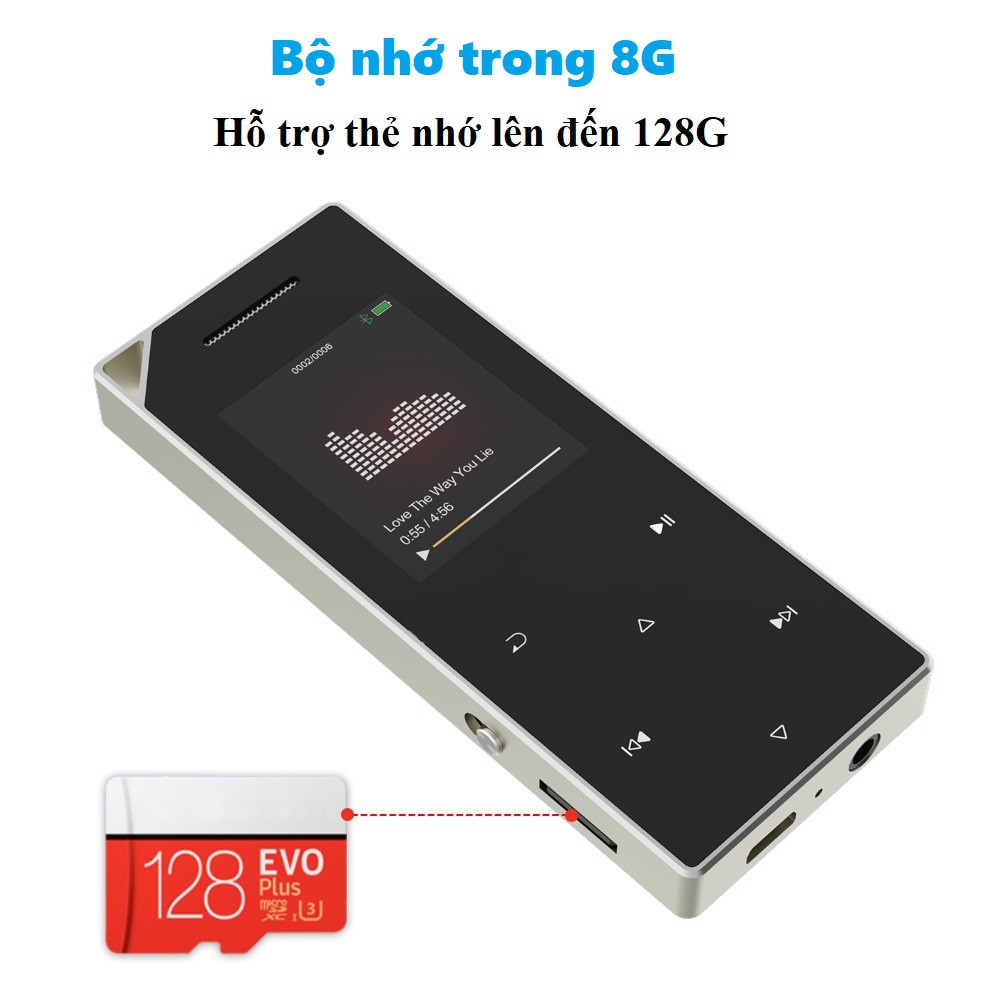 Máy nghe nhạc Hifi 2019 Ruizu D05 - Máy nghe nhạc Lossless bộ nhớ trong 8G