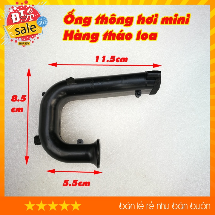 Ống thông hơi loa DIY mini 11,5 x 8,5 x 5,5cm