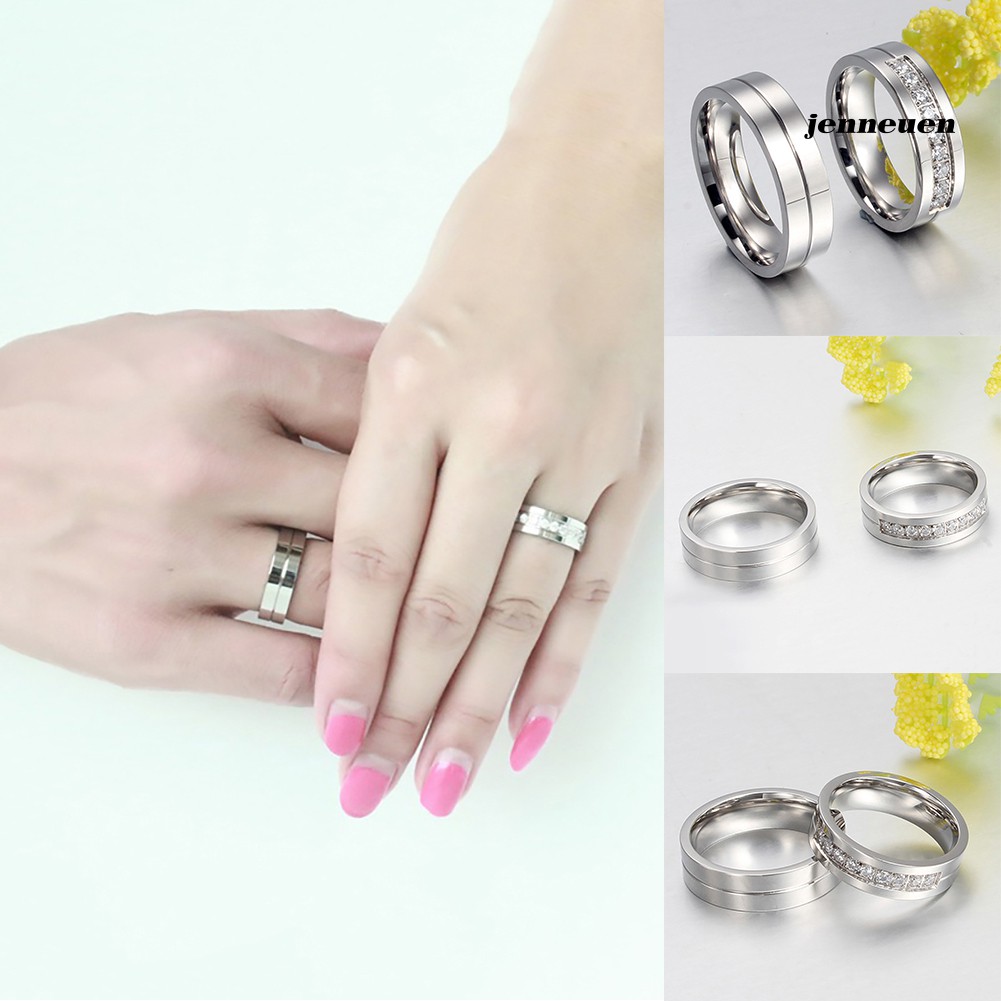 Nhẫn Đính Đá Thời Trang Dành Cho Các Cặp Đôi