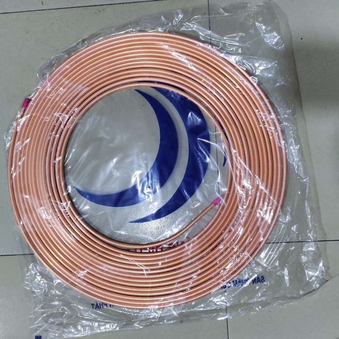 Cuộn 2 loại ống đồng điều hoà ống đồng máy lạnh 6-10 dài 15m tặng bảo ôn