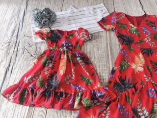 Set mẹ bé lá dừa