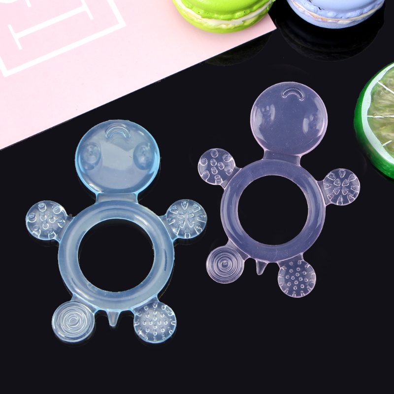 Đồ Chơi Gặm Nướu Bằng Silicone Không BPA Hình Rùa Dành Cho Trẻ Em