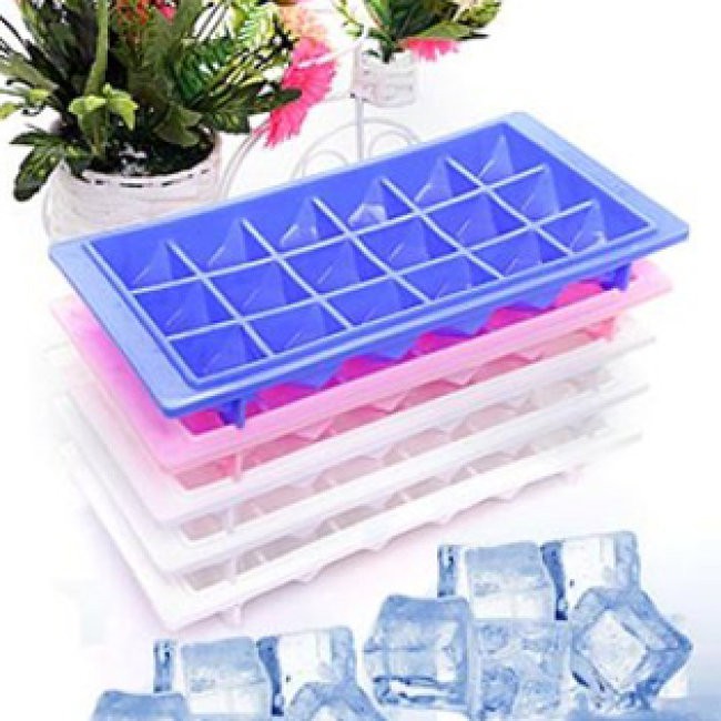 3 khay đá 18 viên nhựa Việt Nhật