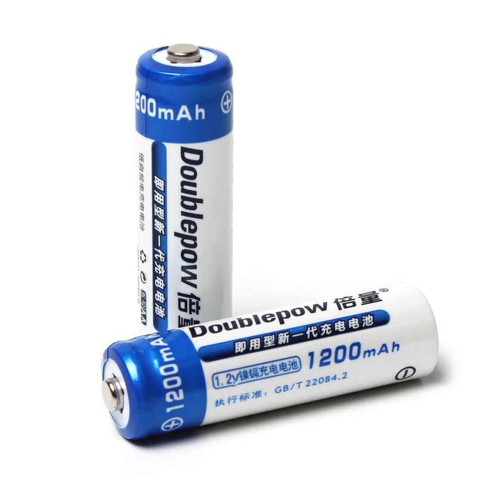 Đôi Pin sạc AA Doublepow cao cấp 1200mAh