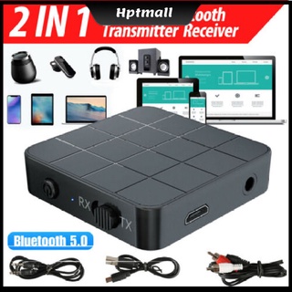 Thiết bị thu phát âm thanh bluetooth 5.0 aux rca 3.5mm cổng usb
