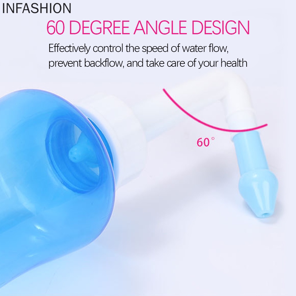 Bình xịt vệ sinh mũi làm từ nhựa sử dụng tiện lợi