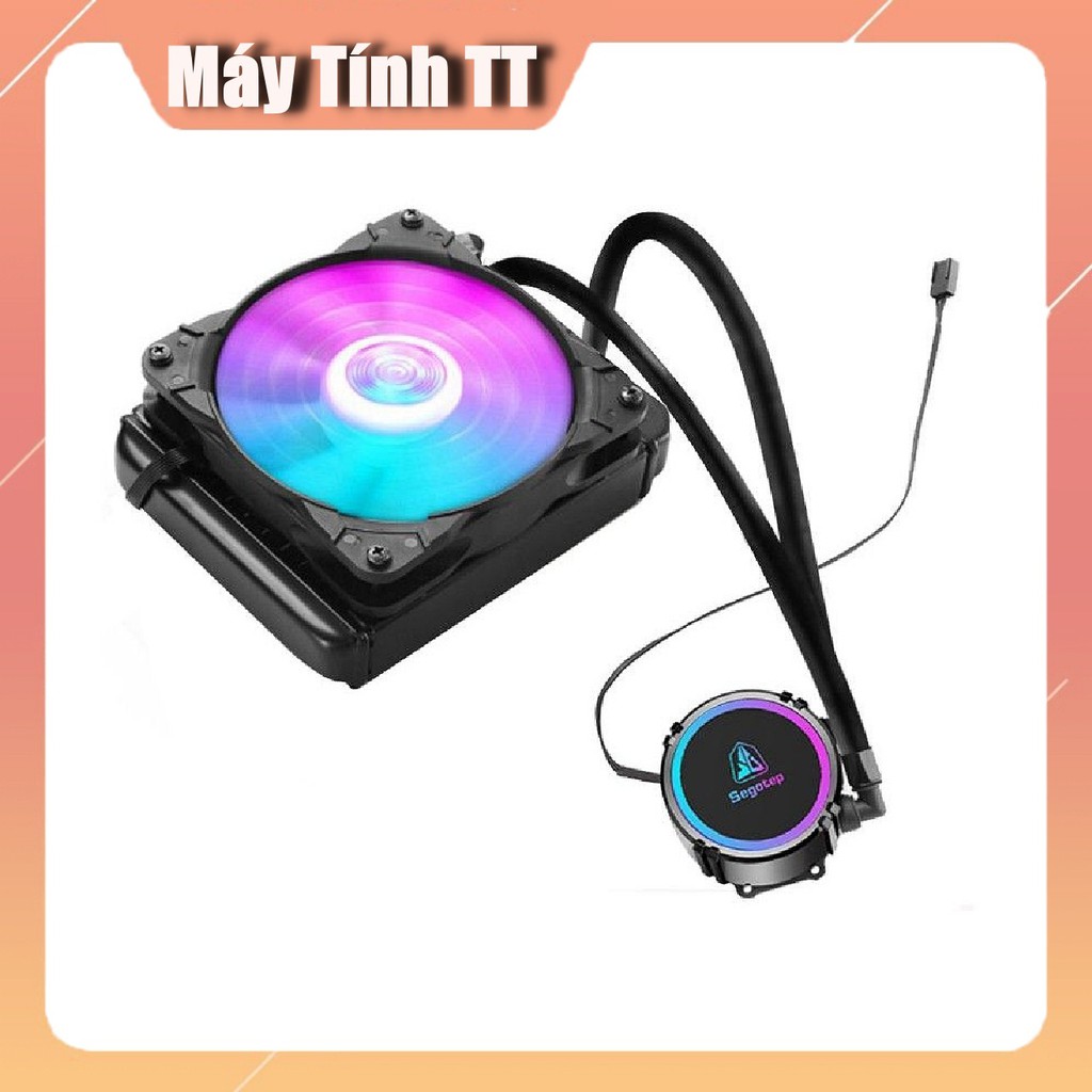 Tản Nhiệt Nước CPU All In One Segotep AIO 120S Hiệu Ứng LED RGB - Hỗ Trợ Hệ Thống  Ryzen AM4 và - Máy Tính TT