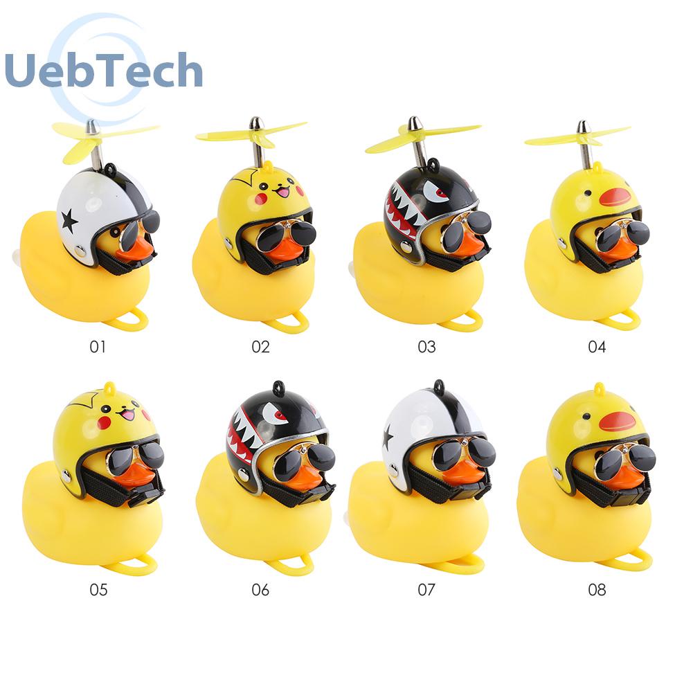 Uebtech Cute Yellow Duck Bell Horn Bell Light for Xiaomi Mijia M365 Scooter Bicycle