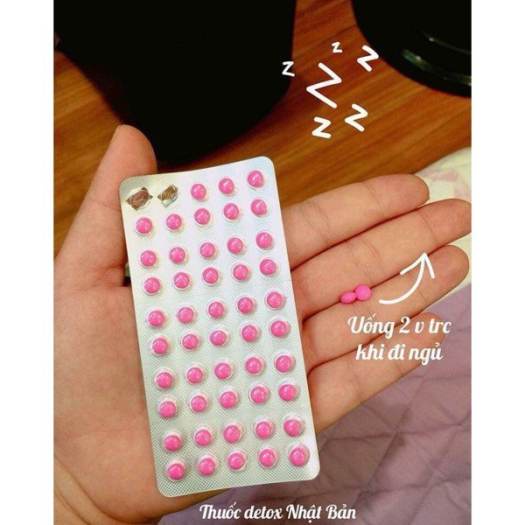 (HÀNG CHÍNH HÃNG) 1 vỉ 50  viên uống detox nhuận tràng Keton Diet Kokando Nhật Bản