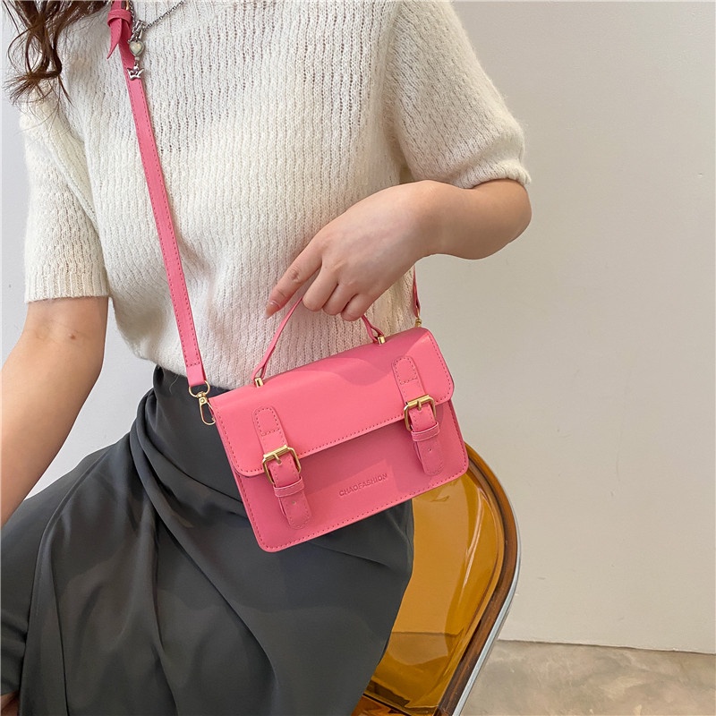 Túi Đeo Chéo Dáng Vuông Nhỏ Phong Cách retro Thời Trang Cho Nữ