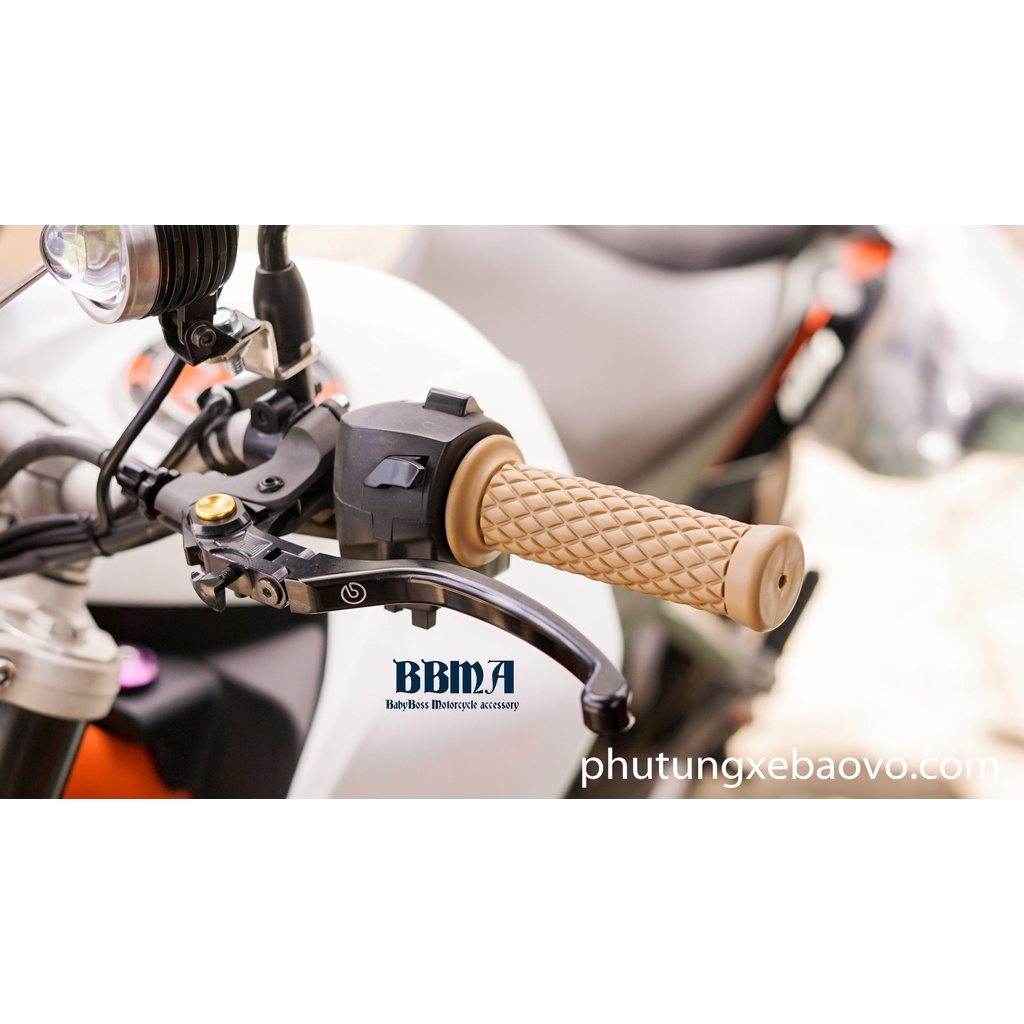 Bao tay xe máy mắt cáo, cổ điển, classic caro 22mm, nhà sản xuất BBMA