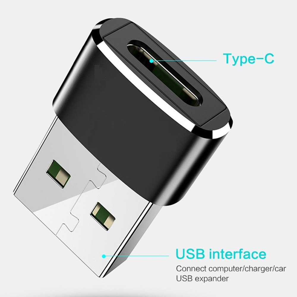 Đầu chuyển đổi đầu cắm USB sang lỗ cắm Type-C sạc truyền dữ liệu tiêu chuẩn cho Apple iPhone 12