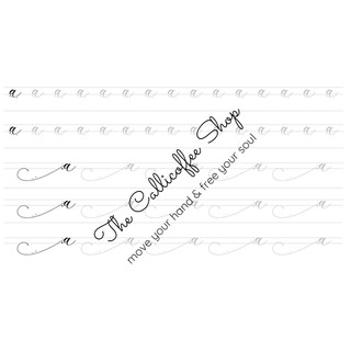 TẬP LUYỆN VIẾT CALLIGRAPHY MẪU CHỮ BAY NÂNG CAO