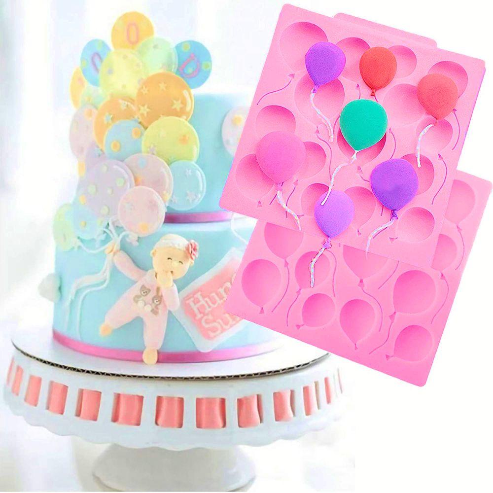 AUGUSTINA Khuôn Silicone Tạo Hình Khinh Khí Cầu Trang Trí Bánh
