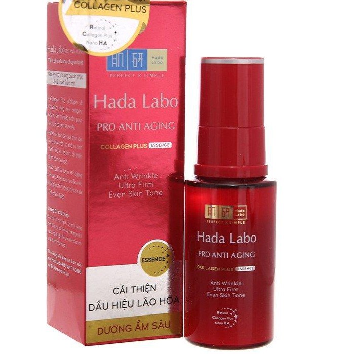 Tinh chất Hada Labo Pro Anti Aging α Lifting Essence dưỡng da cải thiện lão hóa da 30ml