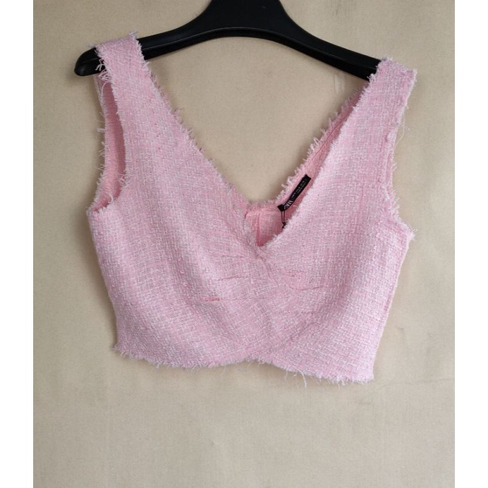 Áo Zara Authentic Tweed sz M, new tag