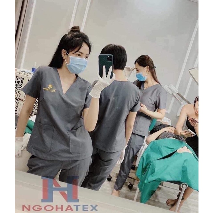 Đồng phục spa,đồng phục thẩm mỹ viện , bộ bác sĩ , HÀNG LOẠI 1 đủ size, đủ màu có sẵn