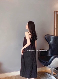 Váy maxi 2 dây chất đũi cực mát