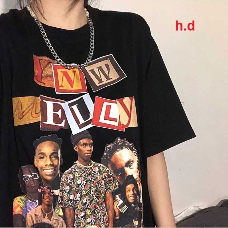 Áo thun unisex Áo sweater tay dài họa tiết MELLY cổ tròn tay bồng form thụng cá tính nam nữ mặc đẹp