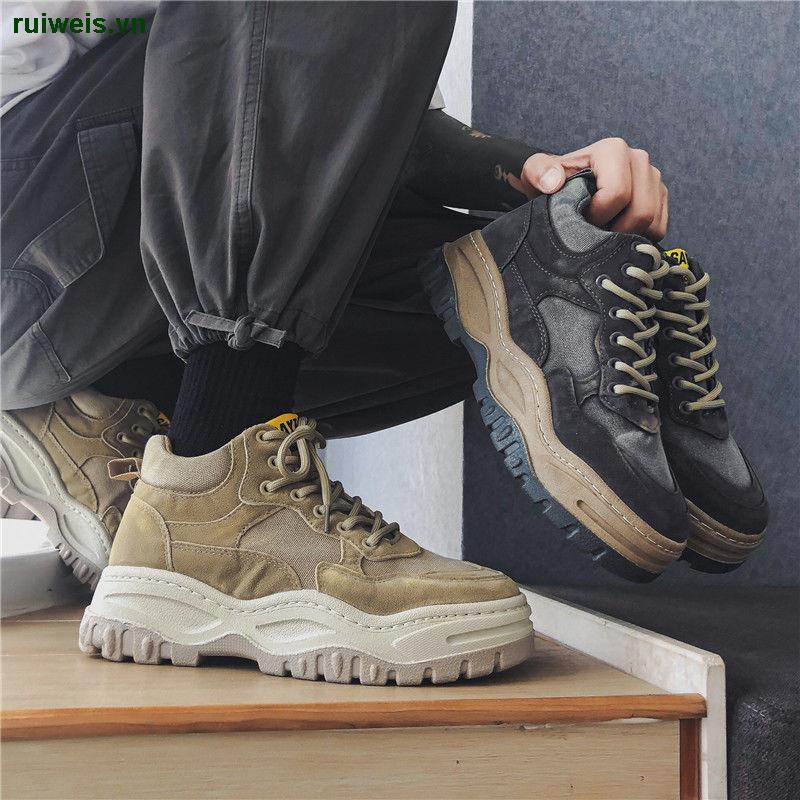 Giày thể thao đế dày phong cách Hàn Quốc thời trang năng động cho nam