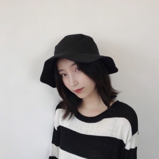 Mũ bucket nam nữ, nón bucket Maruko trơn vàng vintage dệt kim unisex cao cấp phủ nhung