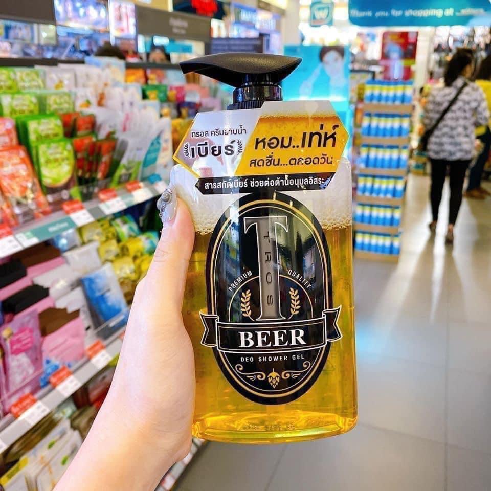 Sữa Tắm Nước Hoa Dành Cho Nam TROS Beer Deo Shower Gel Thái Lan 450mL