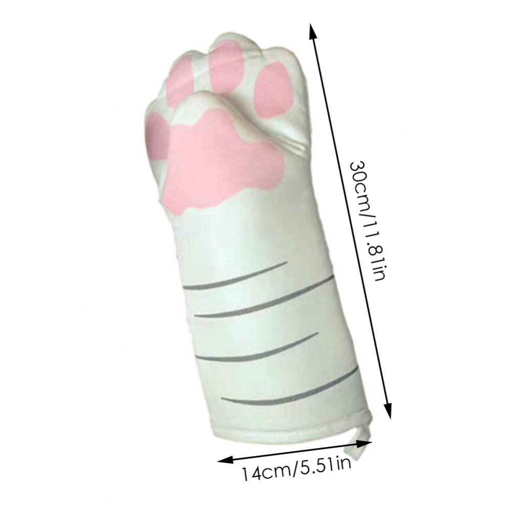 3D Cartoon Animal Oven Găng tay chống trượt dài Găng tay chống trượt chuyên nghiệp Công cụ làm bánh bông để nướng BBQ