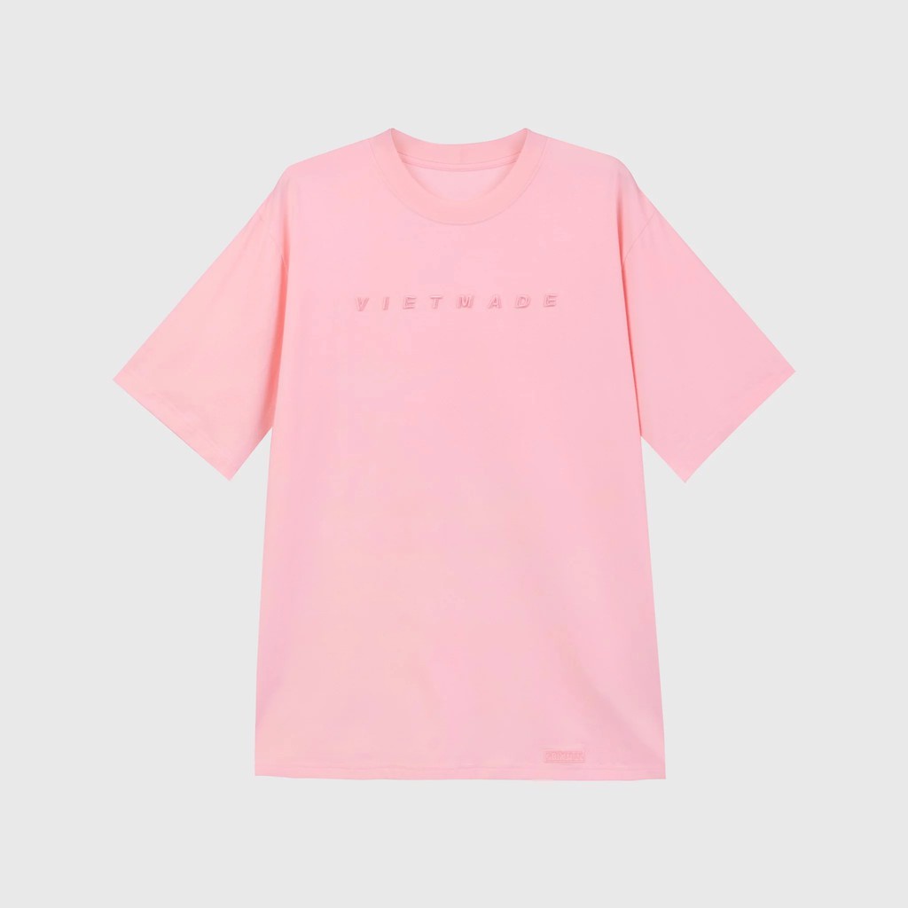 Áo thun Vietmade 3D embroidery | Pink - HÀNG MỚI VỀ