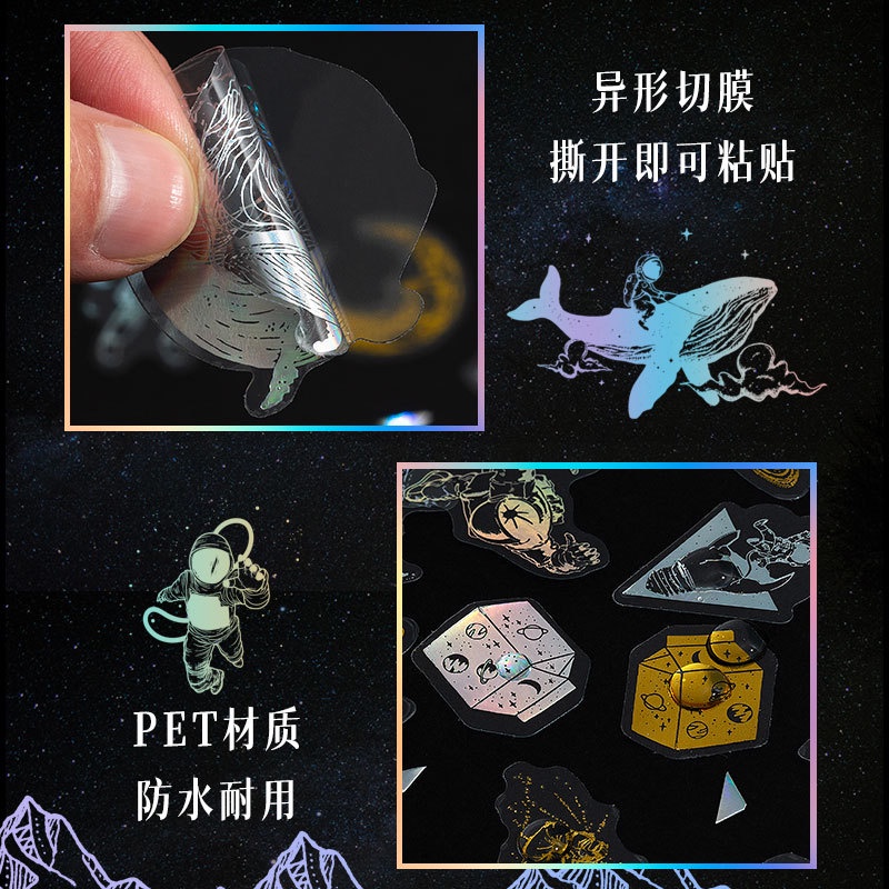 Ll Nhãn Dán Trang Trí Điện Thoại Hình Bướm Màu Laser Vàng Kim Chống Thấm Nước Diy