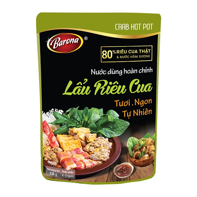 Nước Dùng Hoàn Chỉnh Barona - Lẩu Riêu Cua 230g | BigBuy360 - bigbuy360.vn