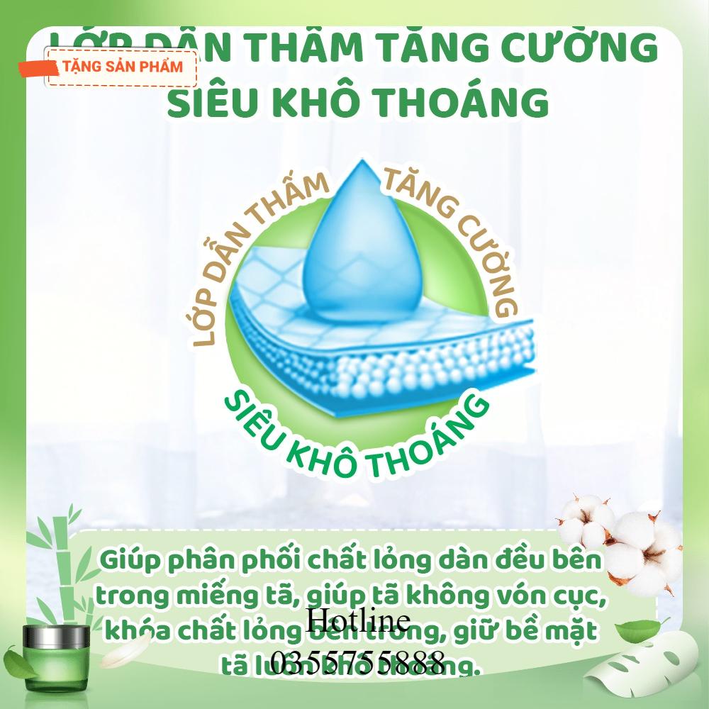 Tã/bỉm dán Molfix Thiên nhiên Jumbo L (9kg - 13kg) - Gói 42+6 miếng