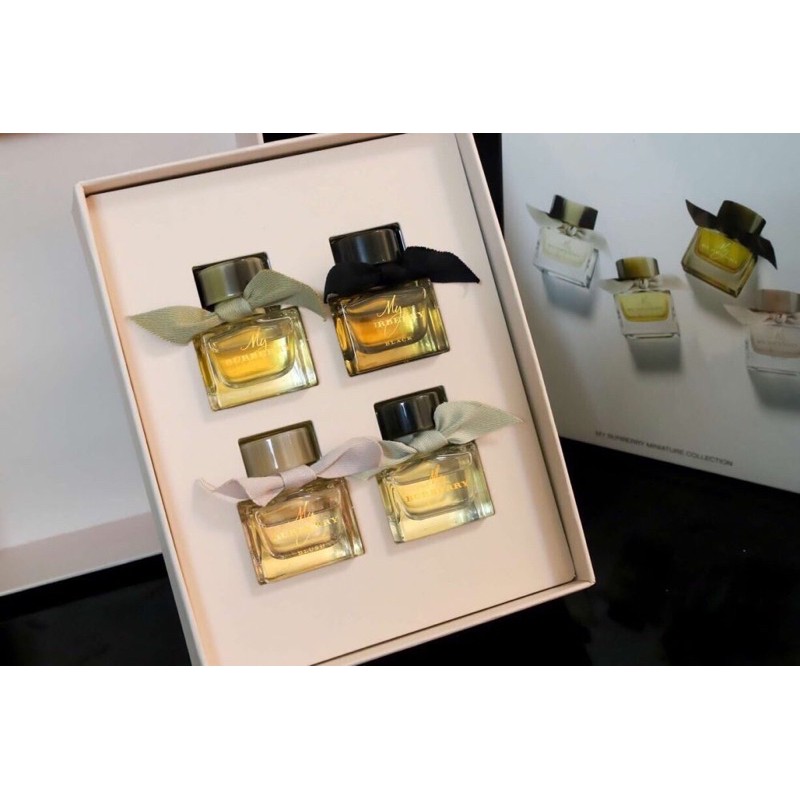 [Hàng USA] Set Nước Hoa MY BURBERRY MINIATURE COLLECTION 4 Chai * 5ml