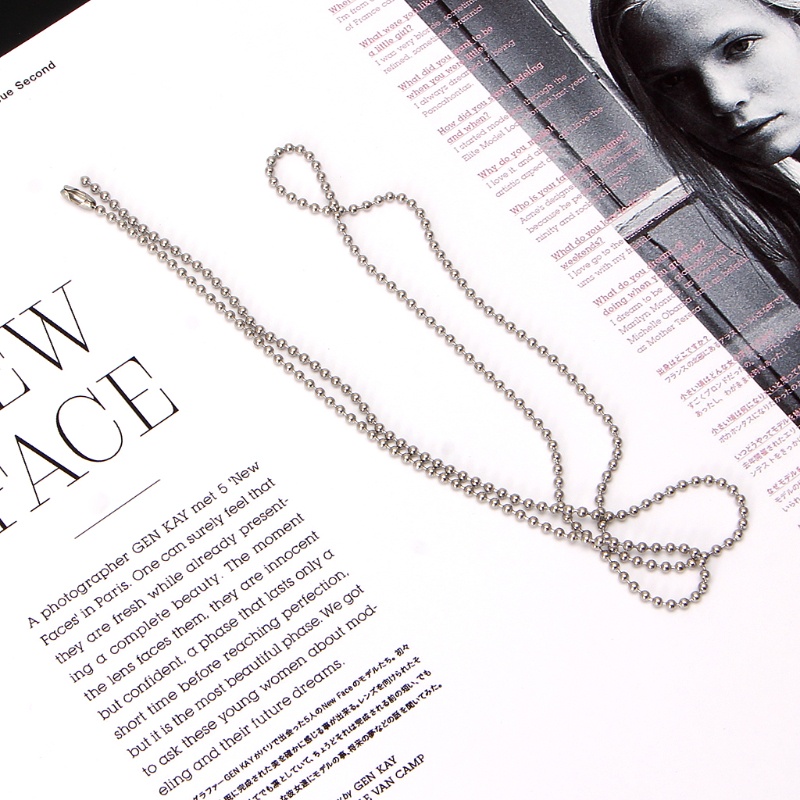 Vòng cổ Chuỗi Hạt Kèm Móc Khóa Diy Dành Cho Nữ