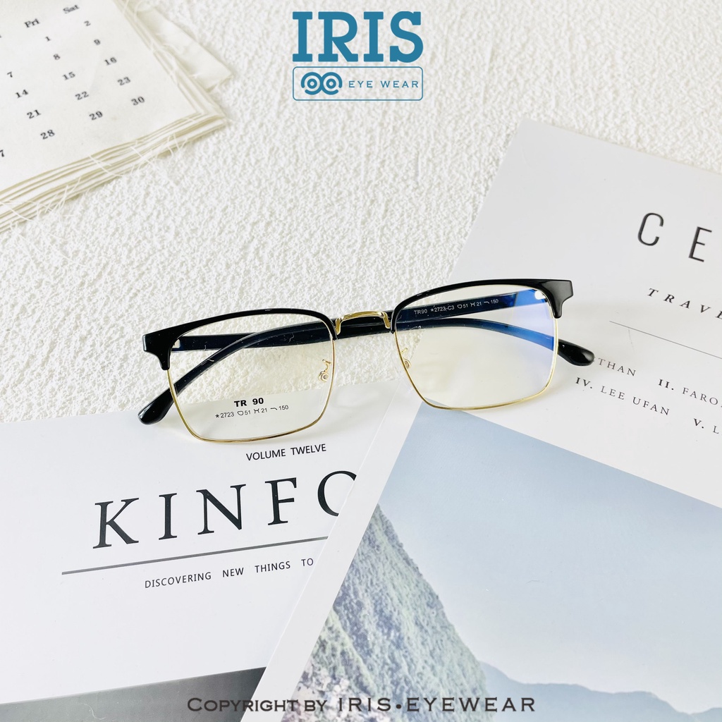 Gọng kính Lami dáng vuông 2723 nhiều màu Iris Eyewear 2021