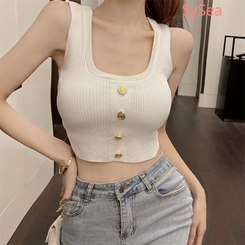 Áo hai dây Màu Sắc Đơn Giản Quyến Rũ Cho Nữ