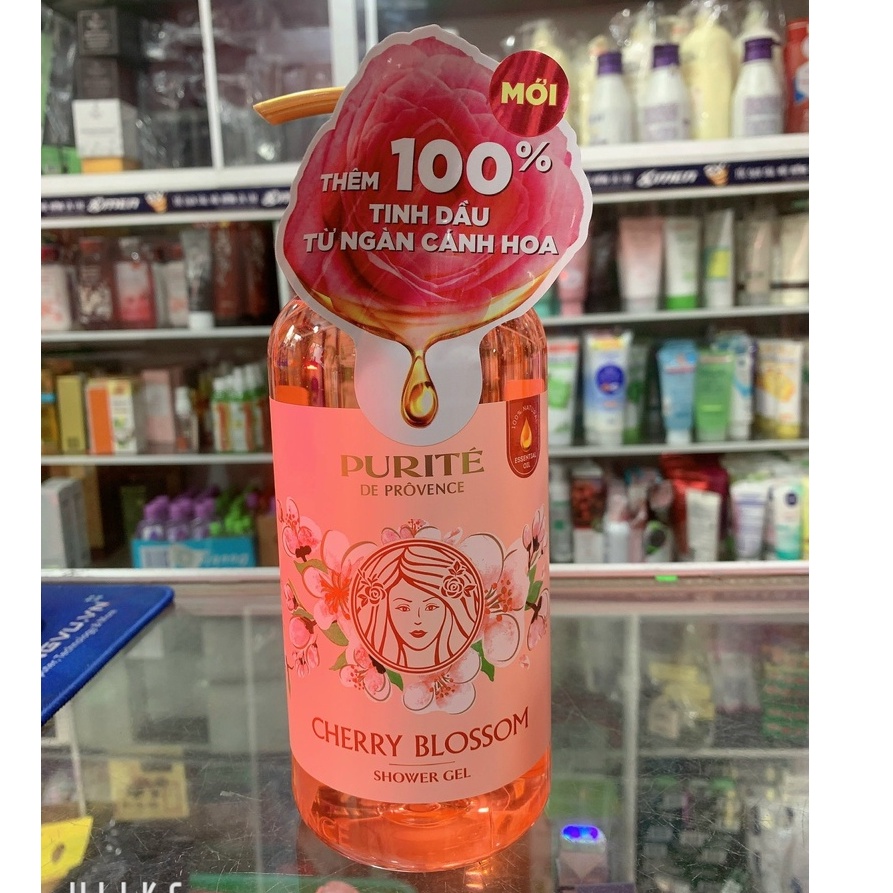 Sữa Tắm Purite De Provence Hoa Anh Đào